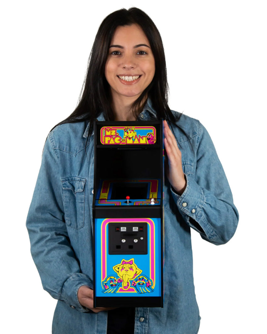 Official Ms Pac-Man Quarter Size Arcade Cabinet - Console pack by Numskull Designs The Chelsea Gamer