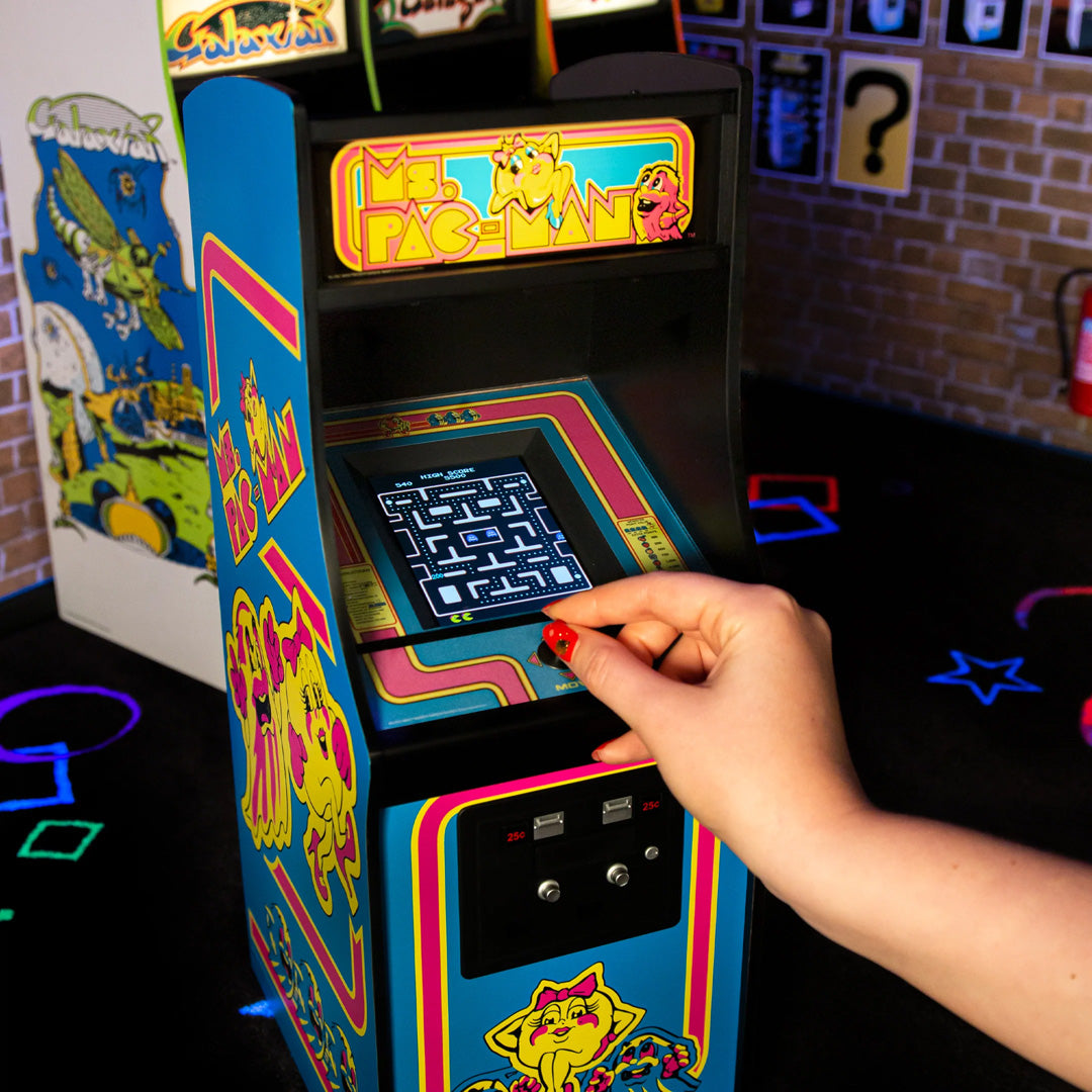 Official Ms Pac-Man Quarter Size Arcade Cabinet - Console pack by Numskull Designs The Chelsea Gamer