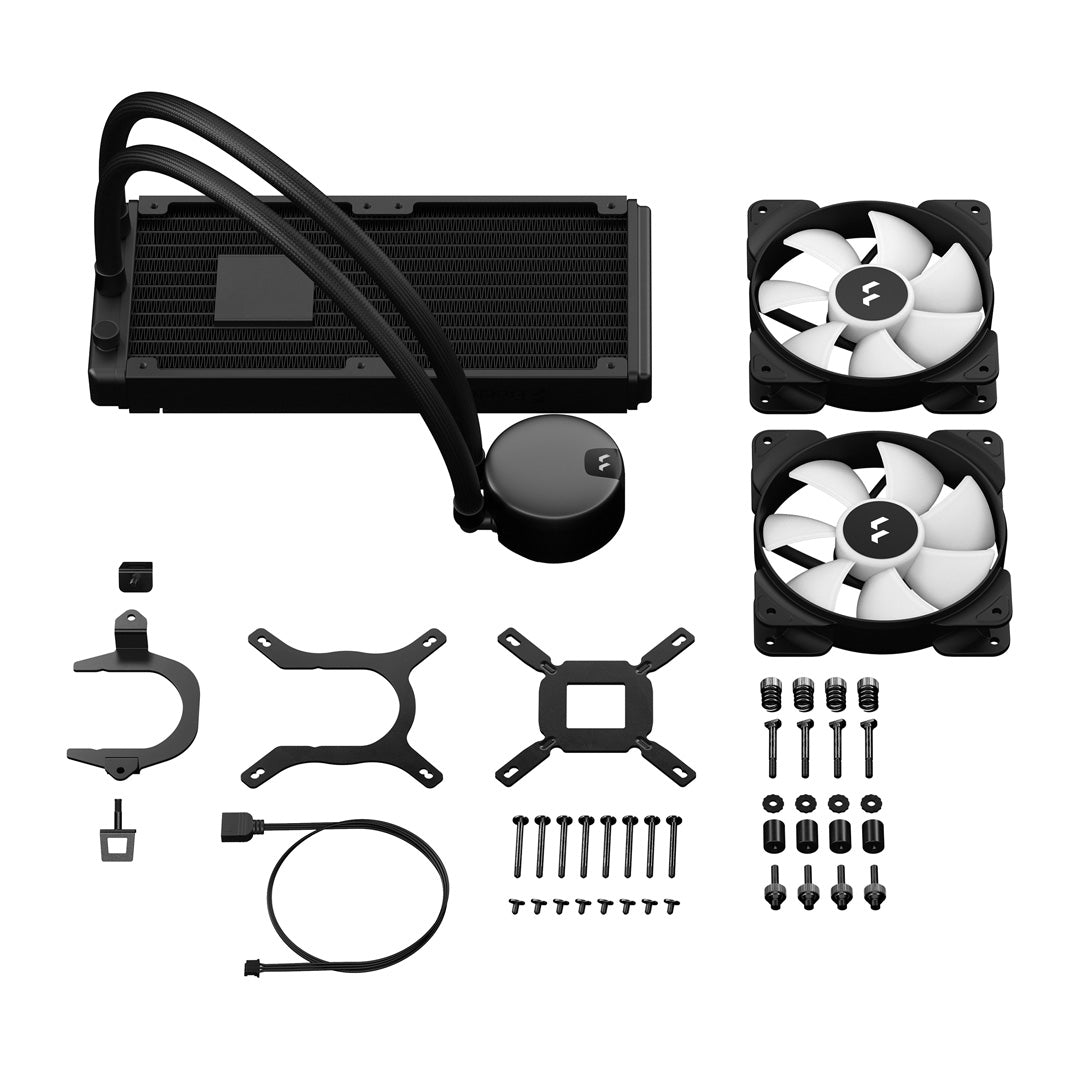 Fractal Design Lumen S24 v2 RGB Processor All-in-one liquid cooler - Core Components by Fractal Designs The Chelsea Gamer