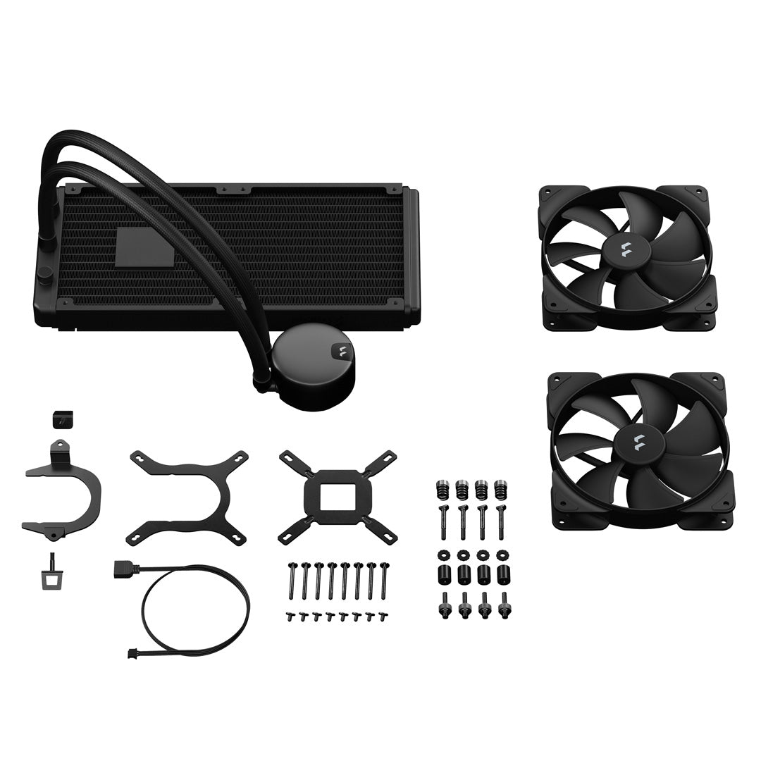 Fractal Design Lumen S28 v2 Black Processor All-in-one liquid cooler - Core Components by Fractal Designs The Chelsea Gamer