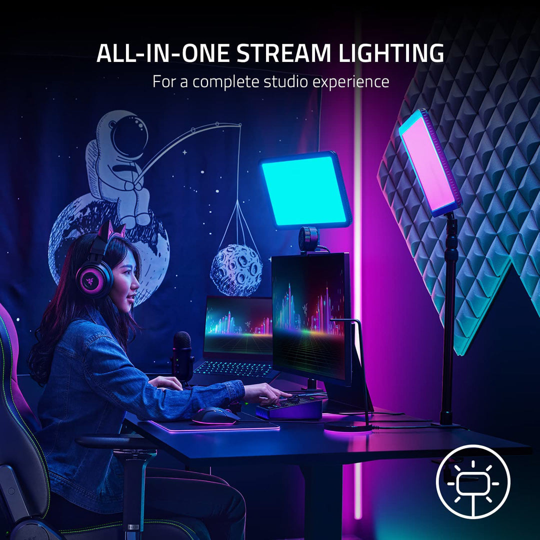 Razer Chroma™ RGB Key Light for Streaming - Lighting by Razer The Chelsea Gamer