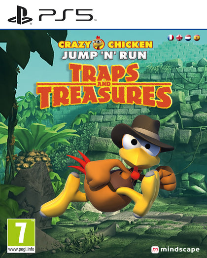 Crazy Chicken: Traps and Treasures - PlayStation 5 - Video Games by Mindscape The Chelsea Gamer