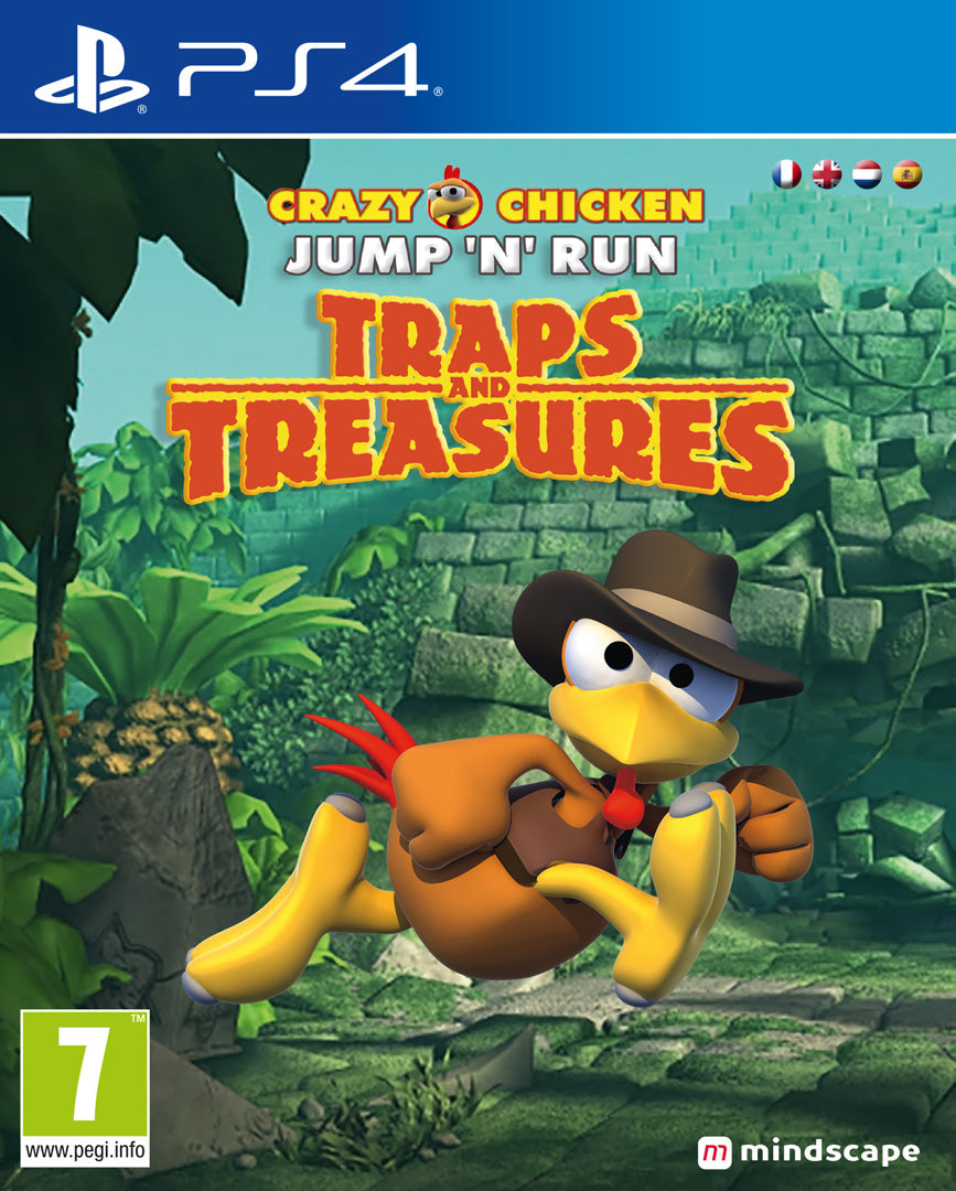 Crazy Chicken: Traps and Treasures - PlayStation 4 - Video Games by Mindscape The Chelsea Gamer