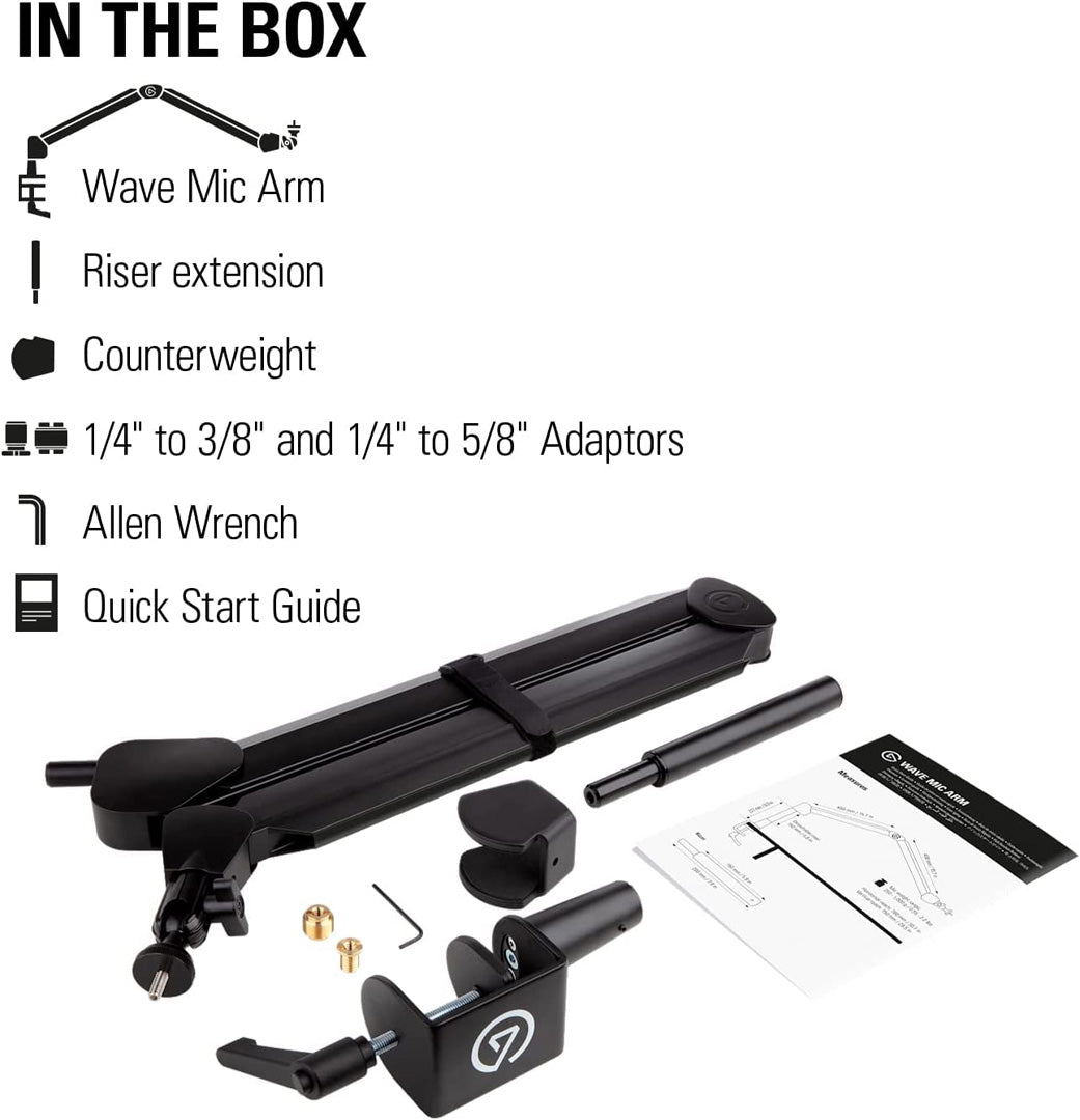 Elgato Wave Mic Arm High Rise - Console Accessories by Elgato The Chelsea Gamer