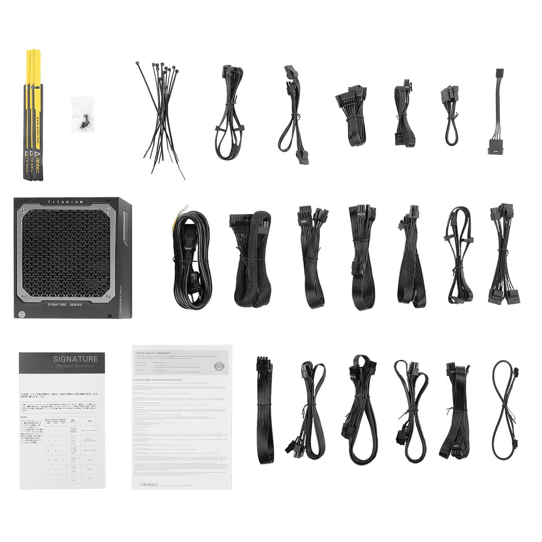 Antec Signature 1000W 80 PLUS Titanium Fully Modular Power Supply - Core Components by Antec The Chelsea Gamer