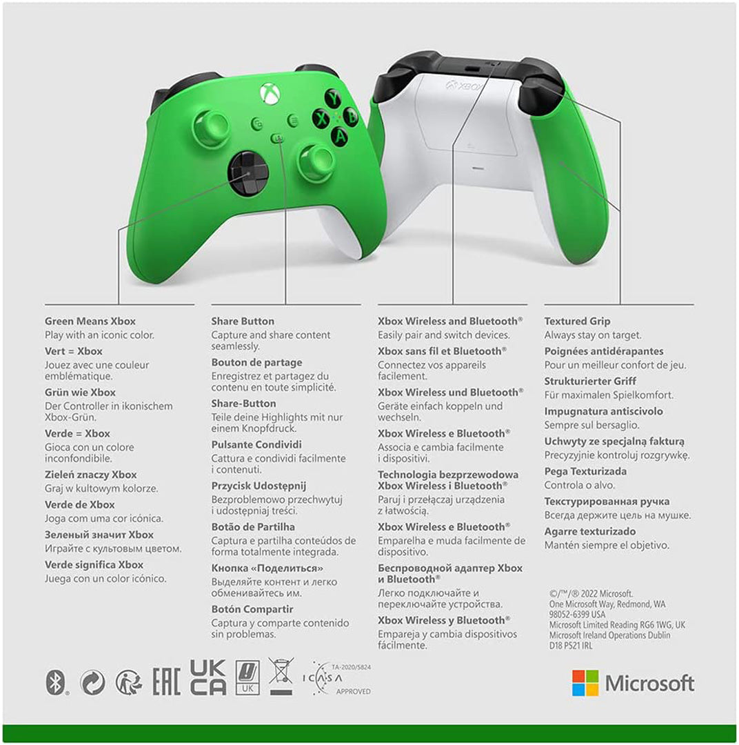 Xbox Wireless Controller - Velocity Green - Console Accessories by Microsoft The Chelsea Gamer