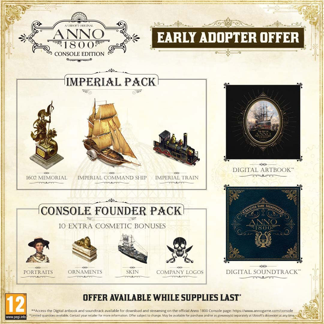 Anno 1800 Console Edition - PlayStation 5 - Video Games by UBI Soft The Chelsea Gamer