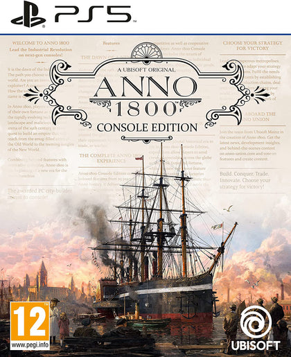 Anno 1800 Console Edition - PlayStation 5 - Video Games by UBI Soft The Chelsea Gamer