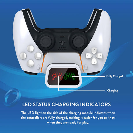Numskull Fast Charge Twin Charging Dock -  PlayStation 5 - Console Accessories by Numskull Designs The Chelsea Gamer