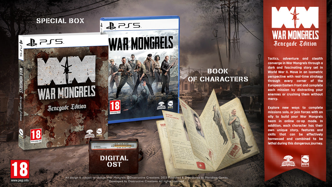 War Mongrels: Renegade Edition - PlayStation 5 - Video Games by Mindscape The Chelsea Gamer