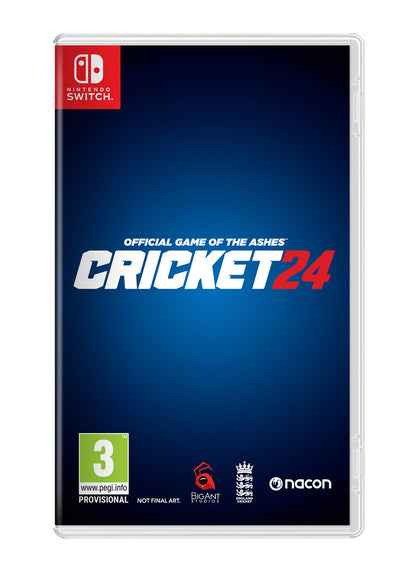 Cricket 24 - The Official Game of the Ashes - Nintendo Switch - Video Games by Maximum Games Ltd (UK Stock Account) The Chelsea Gamer