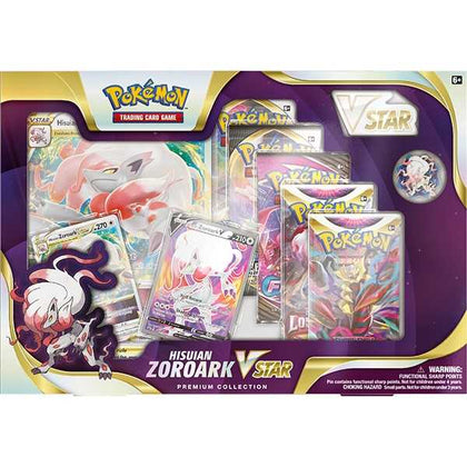 Pokémon TCG: Hisuian Zoroark VSTAR Premium Collection - Merchandise by Pokémon The Chelsea Gamer