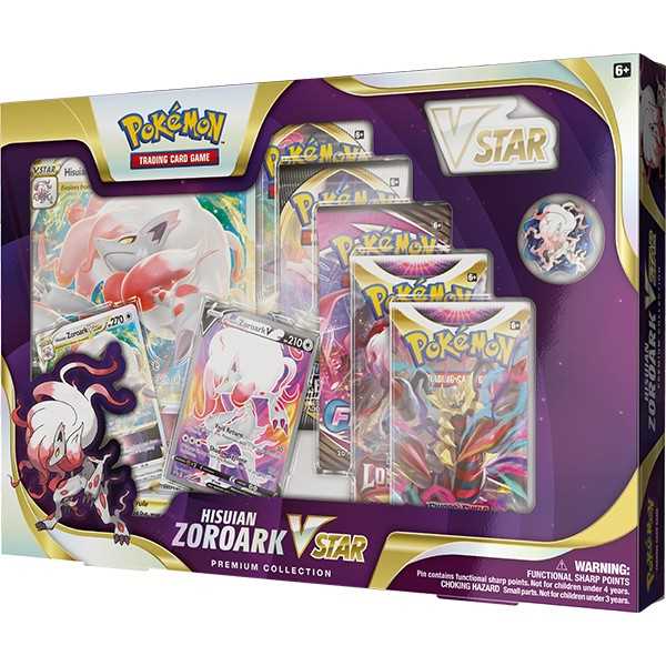 Pokémon TCG: Hisuian Zoroark VSTAR Premium Collection - Merchandise by Pokémon The Chelsea Gamer