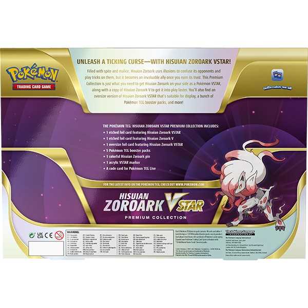 Pokémon TCG: Hisuian Zoroark VSTAR Premium Collection - Merchandise by Pokémon The Chelsea Gamer