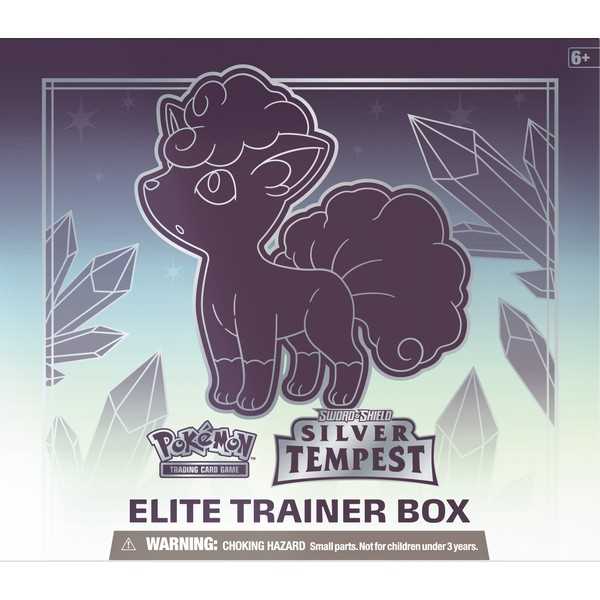 Pokémon TCG: Sword & Shield 12 Silver Tempest Elite Trainer Box - Merchandise by Pokémon The Chelsea Gamer