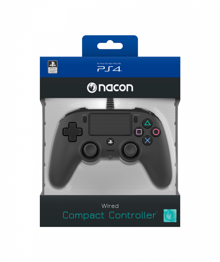 Nacon Wired Compact Controller for PlayStation® 4 - Console Accessories by Nacon The Chelsea Gamer
