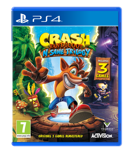 Crash Bandicoot® N. Sane Trilogy PS4 - Video Games by ACTIVISION The Chelsea Gamer