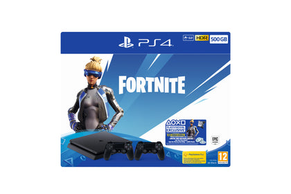 Fortnite Neo Versa 500GB PS4 Bundle with second DUALSHOCK 4 controller - Console pack by sony The Chelsea Gamer