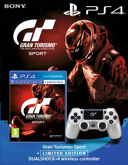 Gran Tourismo Sport - PS4 + PlayStation DualShock 4 Controller GT Sport Limited Edition Bundle - Console Accessories by Sony The Chelsea Gamer