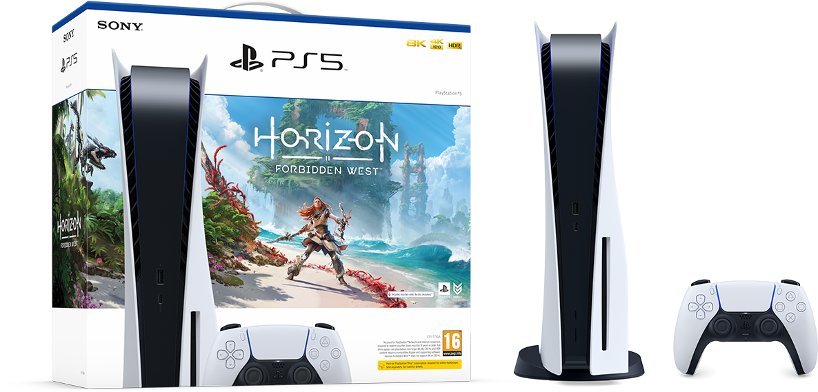 PlayStation®5 Console (Disk) – Horizon Forbidden West™ Bundle - Console pack by Sony The Chelsea Gamer