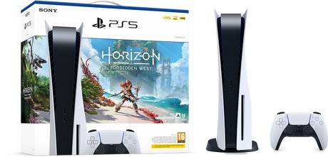 PlayStation®5 Console (Disk) – Horizon Forbidden West™ Bundle - Console pack by Sony The Chelsea Gamer