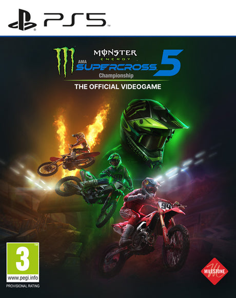 Monster Energy Supercross – The Official Videogame 5 - PlayStation 5 - Video Games by Milestone The Chelsea Gamer