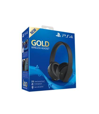 PlayStation 4 Gold Wireless Headset - Console Accessories by Sony The Chelsea Gamer