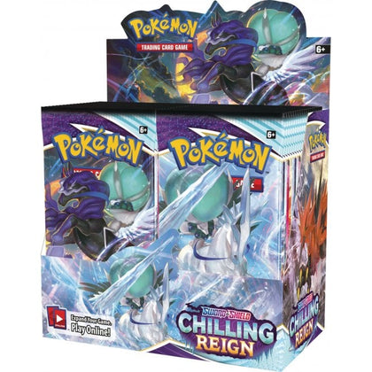 Pokémon Chilling Reign Boosters (6 pack) - merchandise by Pokémon The Chelsea Gamer