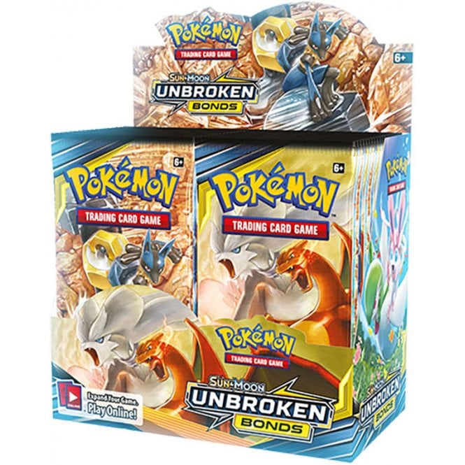 Pokemon UNBROKEN BONDS TCG Boosters Trading Card Game - merchandise by Pokémon The Chelsea Gamer