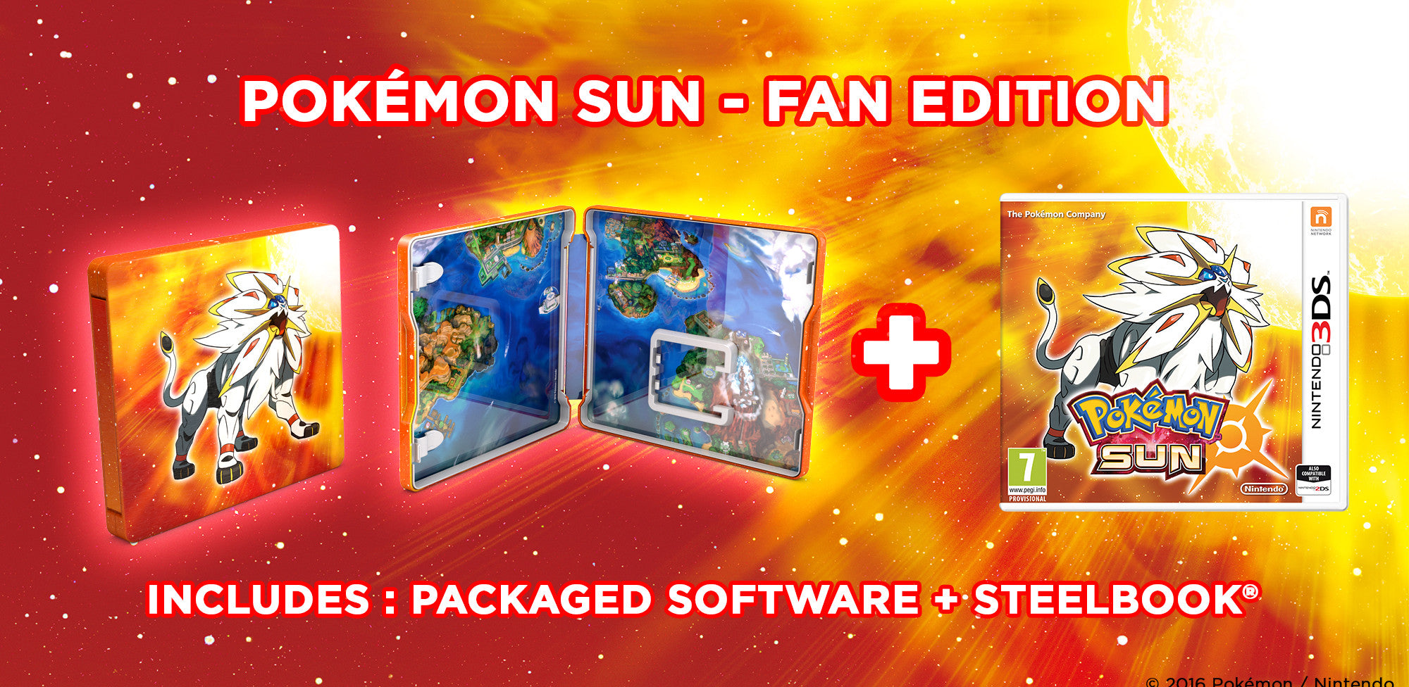 Pokemon Sun Fan Edition 3DS - Video Games by Nintendo The Chelsea Gamer