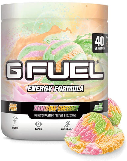 G Fuel - Rainbow Sherbet Tub - merchandise by G Fuel The Chelsea Gamer