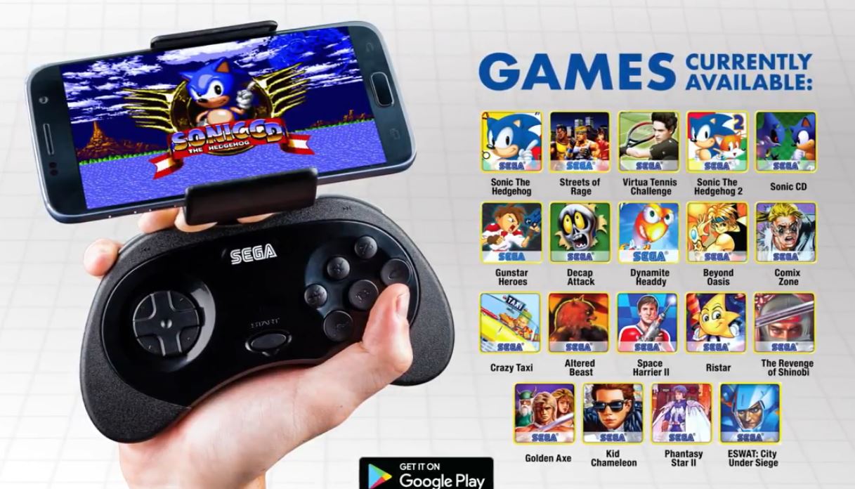 SEGA Android Phone Controller - Console pack by Paladone The Chelsea Gamer