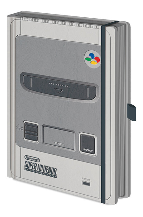 Pyramid International Nintendo A5 SNES Premium Notebook - merchandise by Pyramid International The Chelsea Gamer