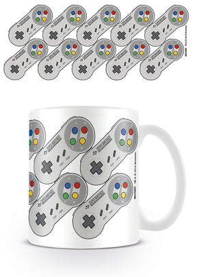 Nintendo SNES Controller Repeat Pattern Mug - merchandise by Pyramid International The Chelsea Gamer