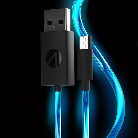 Stealth Light Up Charging Cables for PS4 – 2m Twin Pack - Console Accessories by ABP Technology The Chelsea Gamer