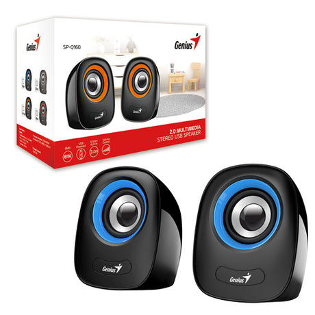 Genius SP-Q160 Stereo Speakers - Audio by Genius The Chelsea Gamer