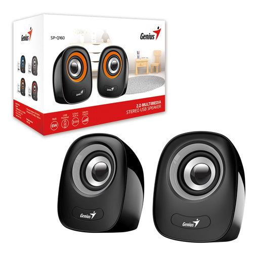 Genius SP-Q160 Stereo Speakers - Audio by Genius The Chelsea Gamer