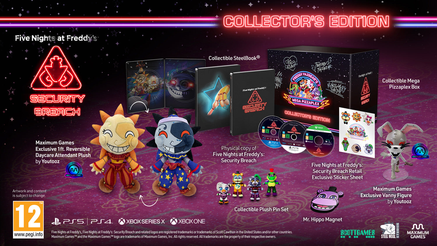 Five Nights at Freddy's: Security Breach - Collector's Edition - PlayStation 4 - Video Games by Maximum Games Ltd (UK Stock Account) The Chelsea Gamer