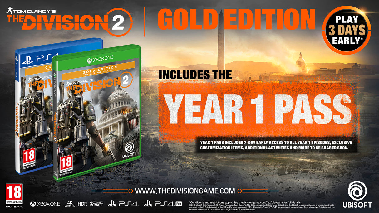 The Division 2 - Video Games by UBI Soft The Chelsea Gamer
