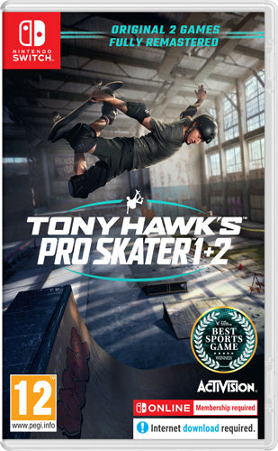 Tony Hawk's Pro Skater 1+2 - Nintendo Switch - Video Games by ACTIVISION The Chelsea Gamer