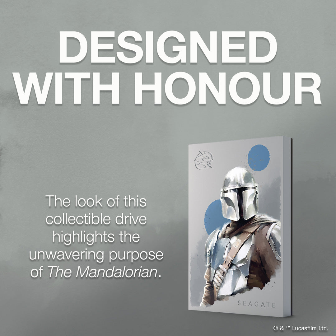 The Mandalorian™ Drive - Special Edition FireCuda External 2TB Hard Drive - Console Accessories by Seagate The Chelsea Gamer