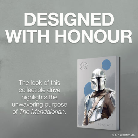 The Mandalorian™ Drive - Special Edition FireCuda External 2TB Hard Drive - Console Accessories by Seagate The Chelsea Gamer