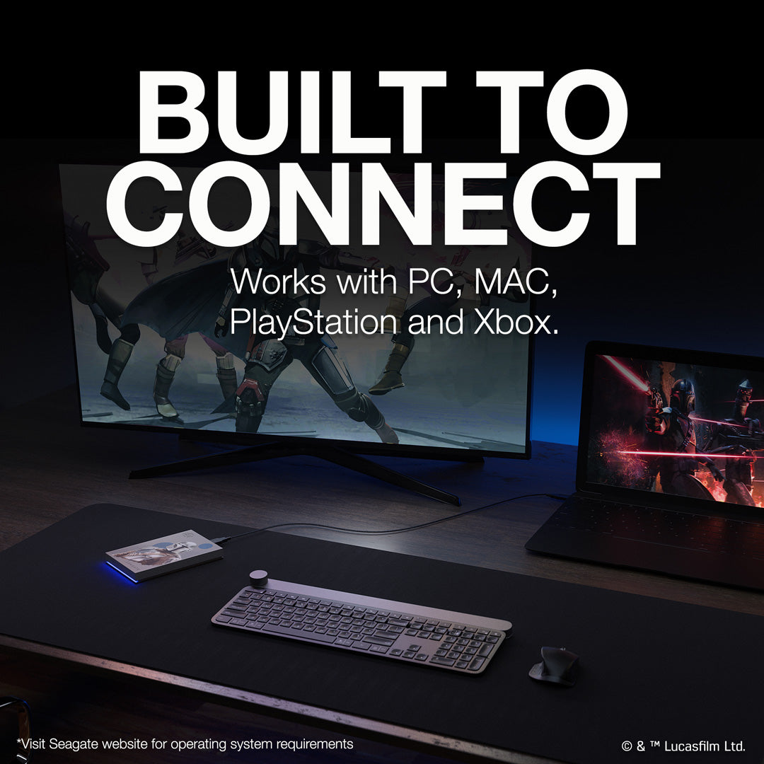 The Mandalorian™ Drive - Special Edition FireCuda External 2TB Hard Drive - Console Accessories by Seagate The Chelsea Gamer