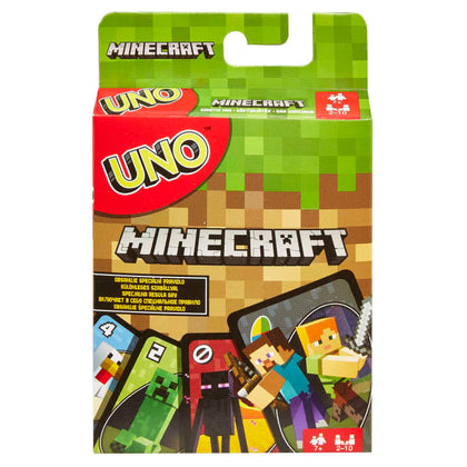 UNO Minecraft Card Game - merchandise by Mattel The Chelsea Gamer