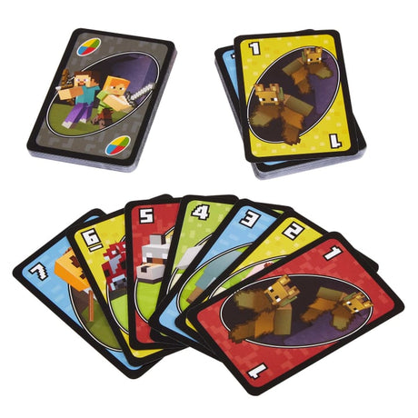 UNO Minecraft Card Game - merchandise by Mattel The Chelsea Gamer