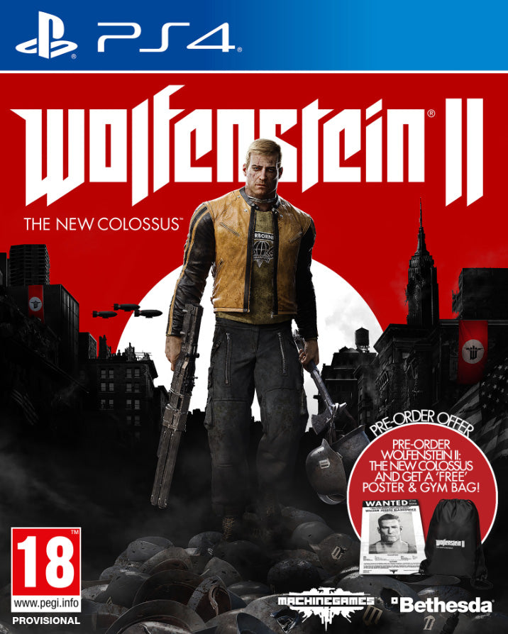Wolfenstein II: The New Colossus - PS4 - Video Games by Bethesda The Chelsea Gamer