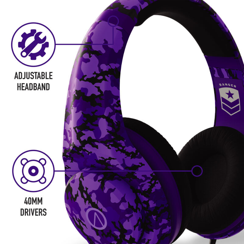 STEALTH XP-Ranger Stereo Gaming Headset - Royal Camo - Console Accessories by ABP Technology The Chelsea Gamer