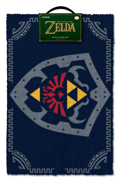 The Legend of Zelda Hylian Shield Doormat, Multi-Colour, 40 x 60 cm - Video Games by Pyramid International The Chelsea Gamer