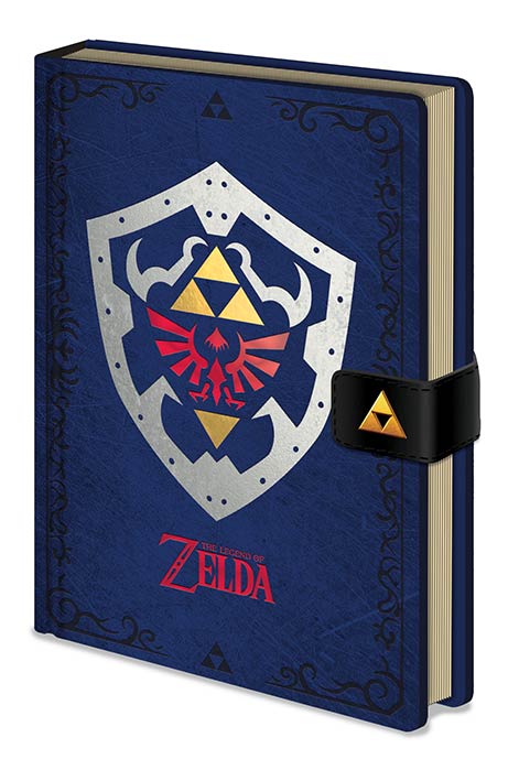 Pyramid International A5 The Legend Of Zelda "Hylian Shield" Notebook - merchandise by Pyramid International The Chelsea Gamer