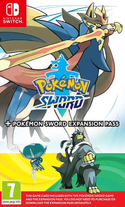 Pokémon Sword + Expansion Pass (The Isle or Armor + The Crown Tundra) - Video Games by Nintendo The Chelsea Gamer